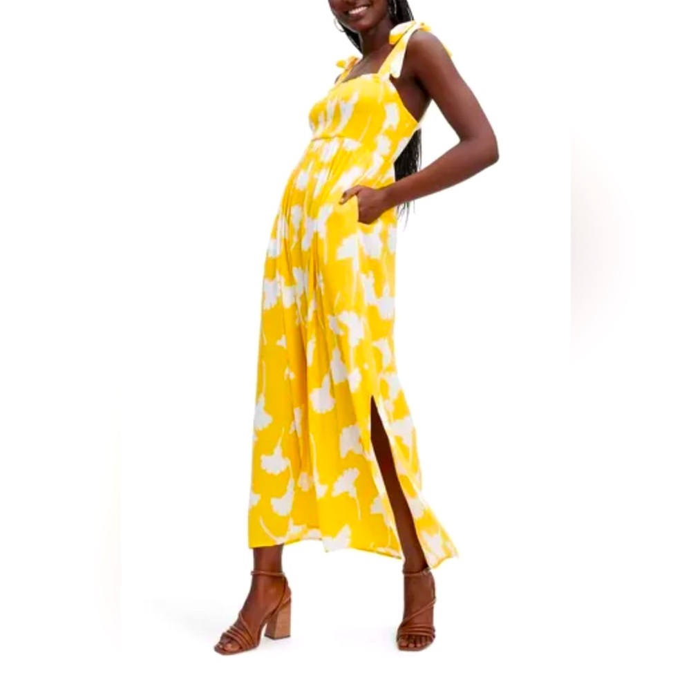 DVF for Target Yellow Smocked Dress.
